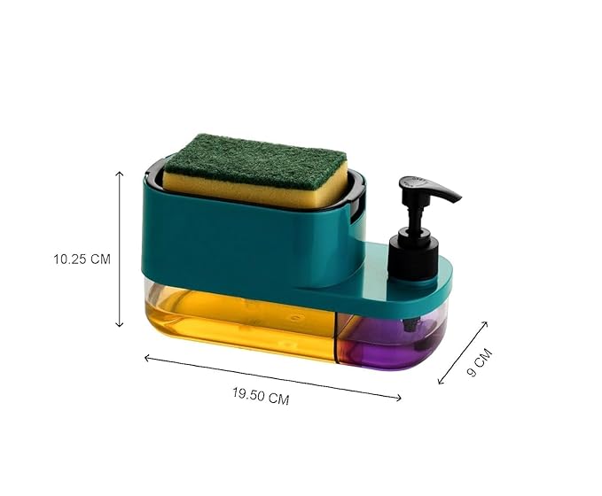 3 in 1 Dishwashing Dispenser & Sponge Holder