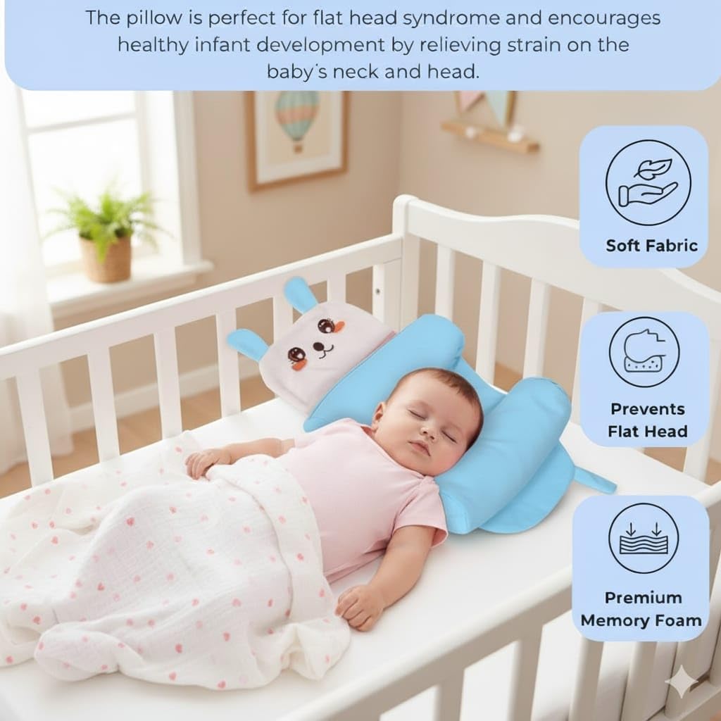 Super soft Breathable & cool baby neck supporting pillow