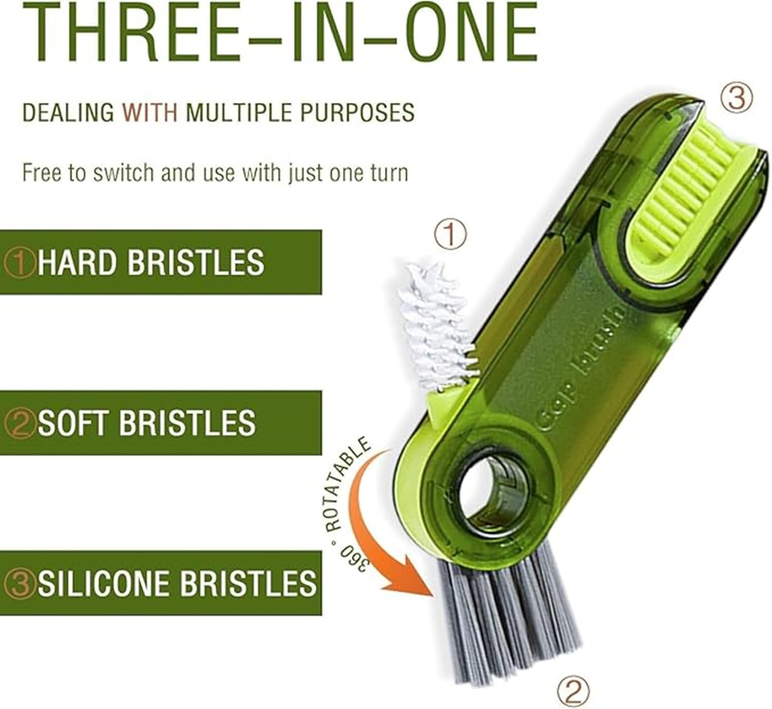 3 in 1 Multifunctional Mini Brush