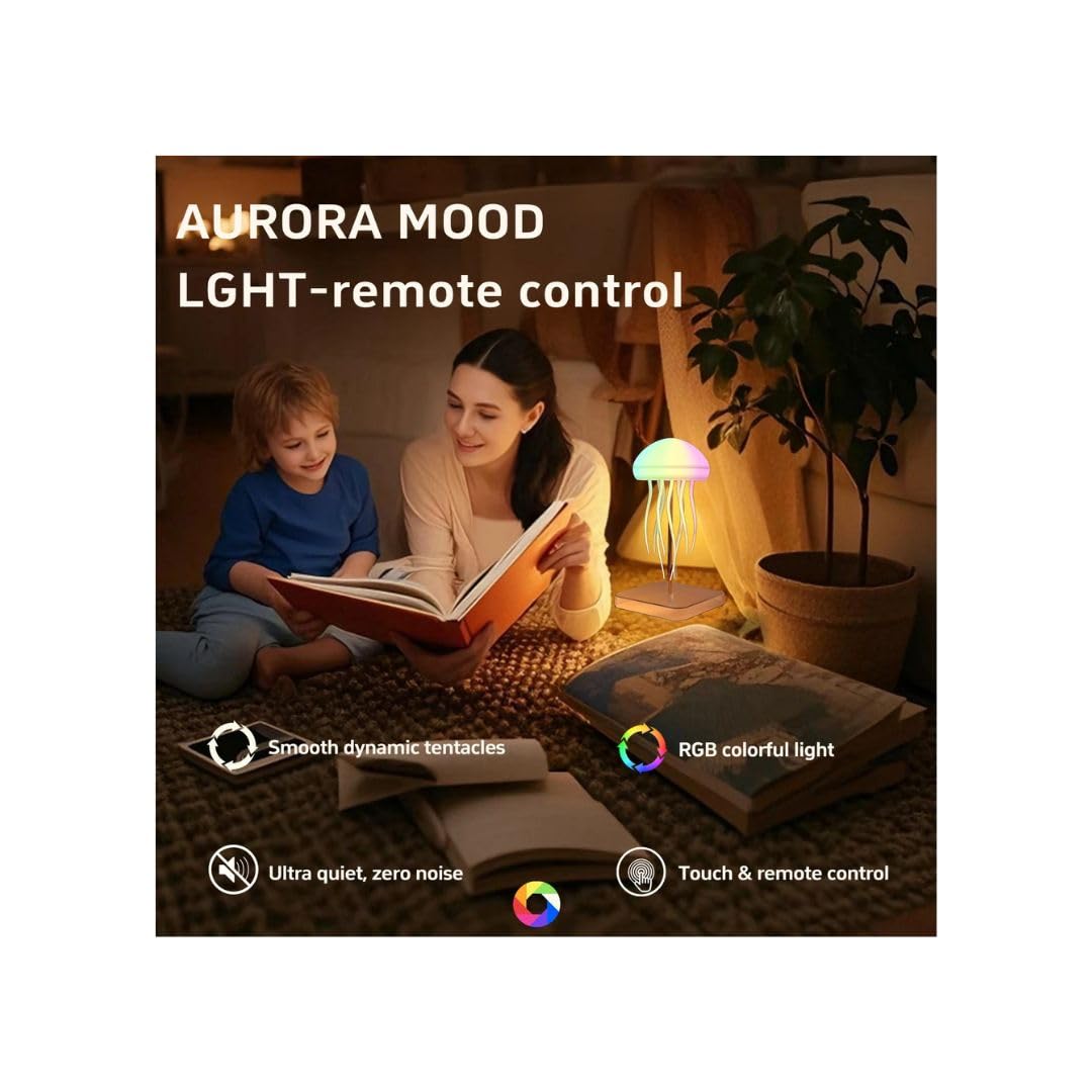 Magic Jellyfish 9 color Gradient LED Lamp