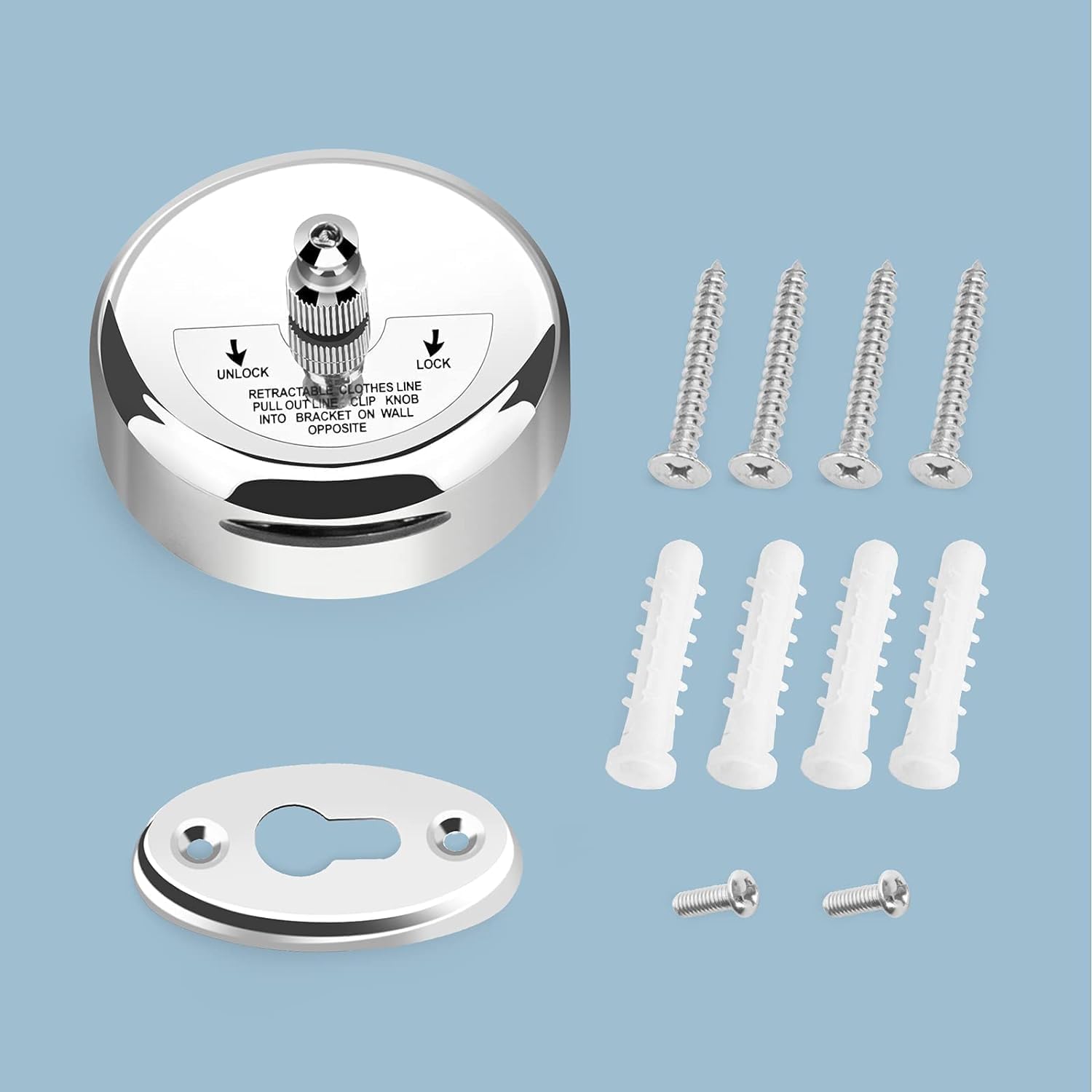 Steel Retractable Clothes Drying Rope