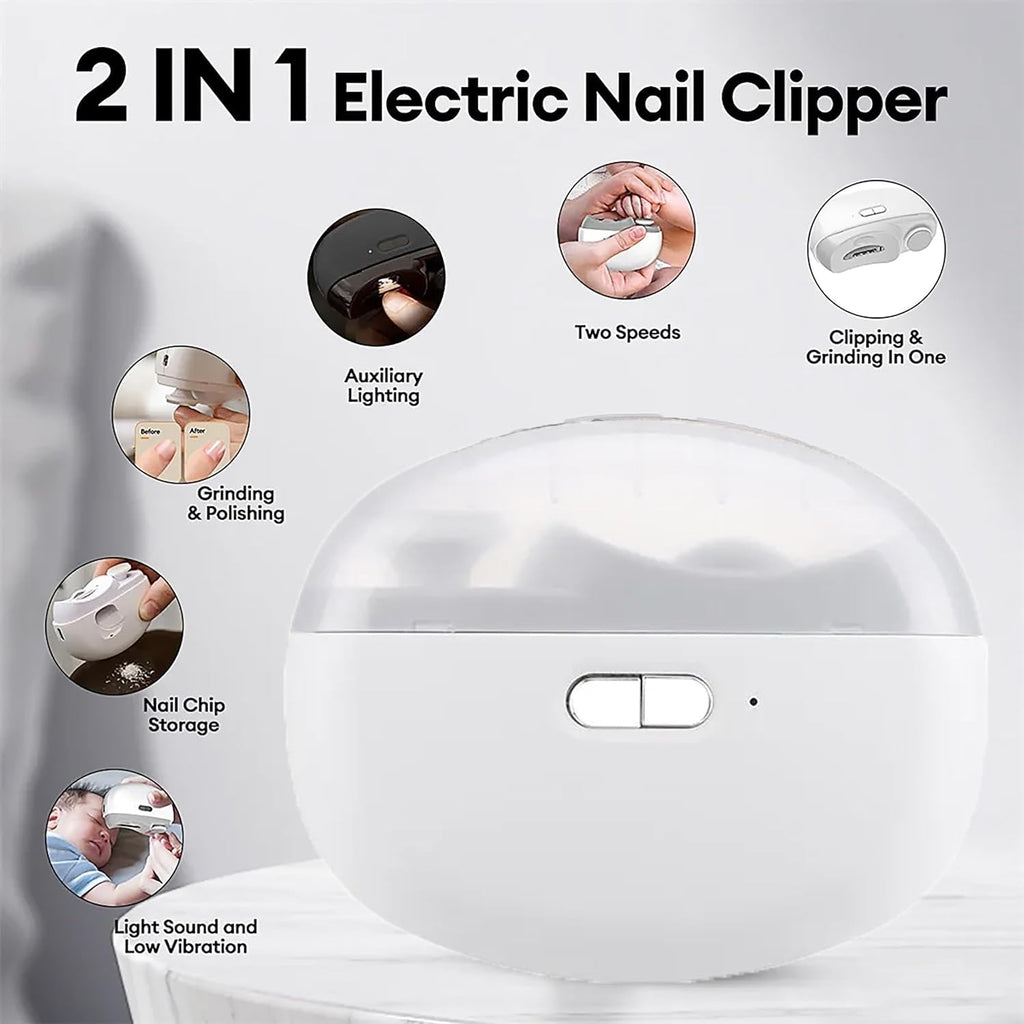 2 in 1 Nail Trimmer & Nail Polisher