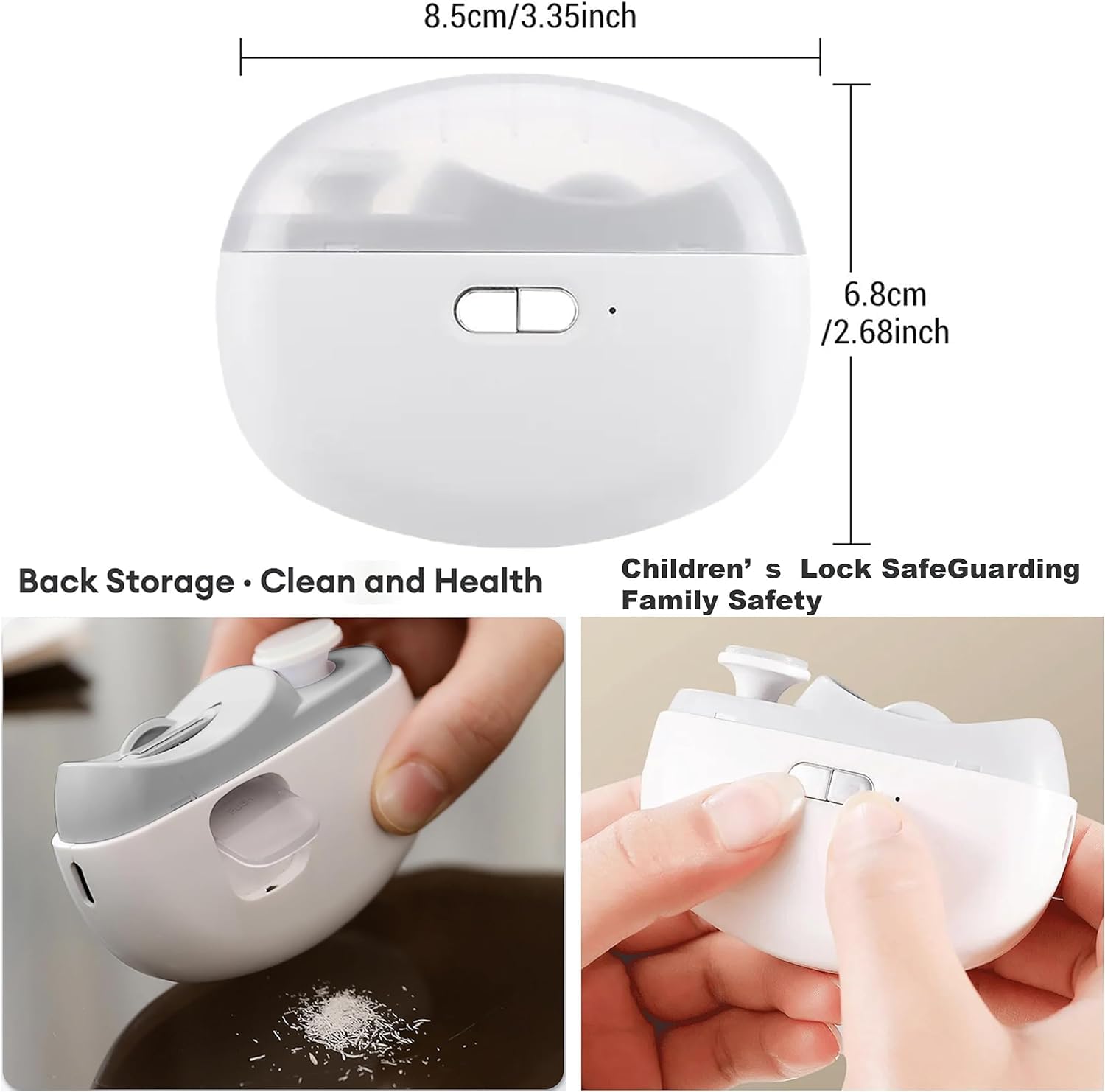 2 in 1 Nail Trimmer & Nail Polisher