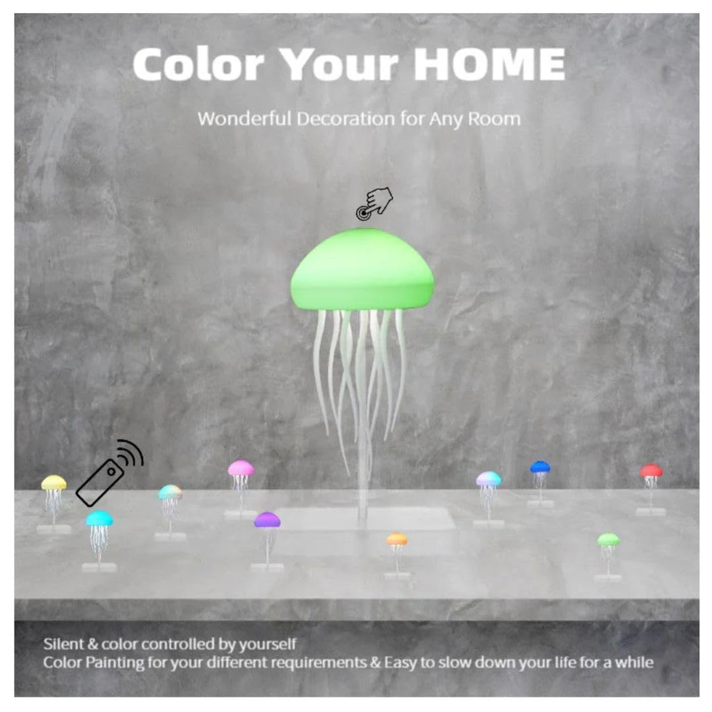 Magic Jellyfish 9 color Gradient LED Lamp