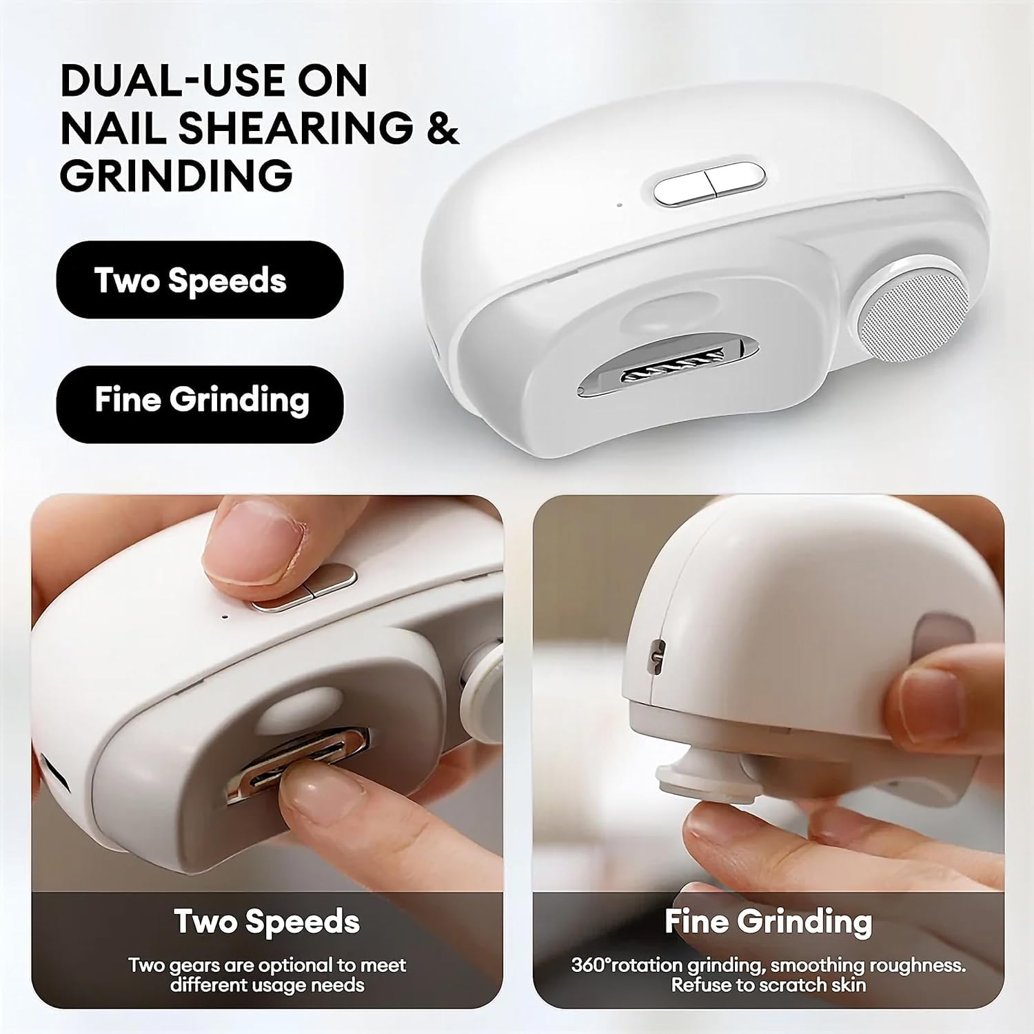 2 in 1 Nail Trimmer & Nail Polisher