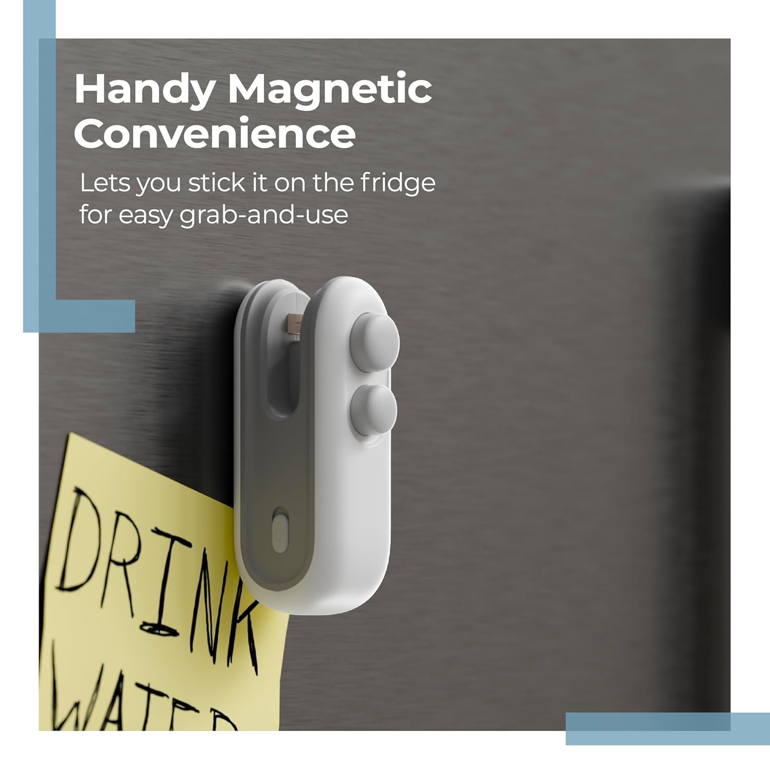 2 in 1 Mini Bag Sealer with Cutter and Magnet