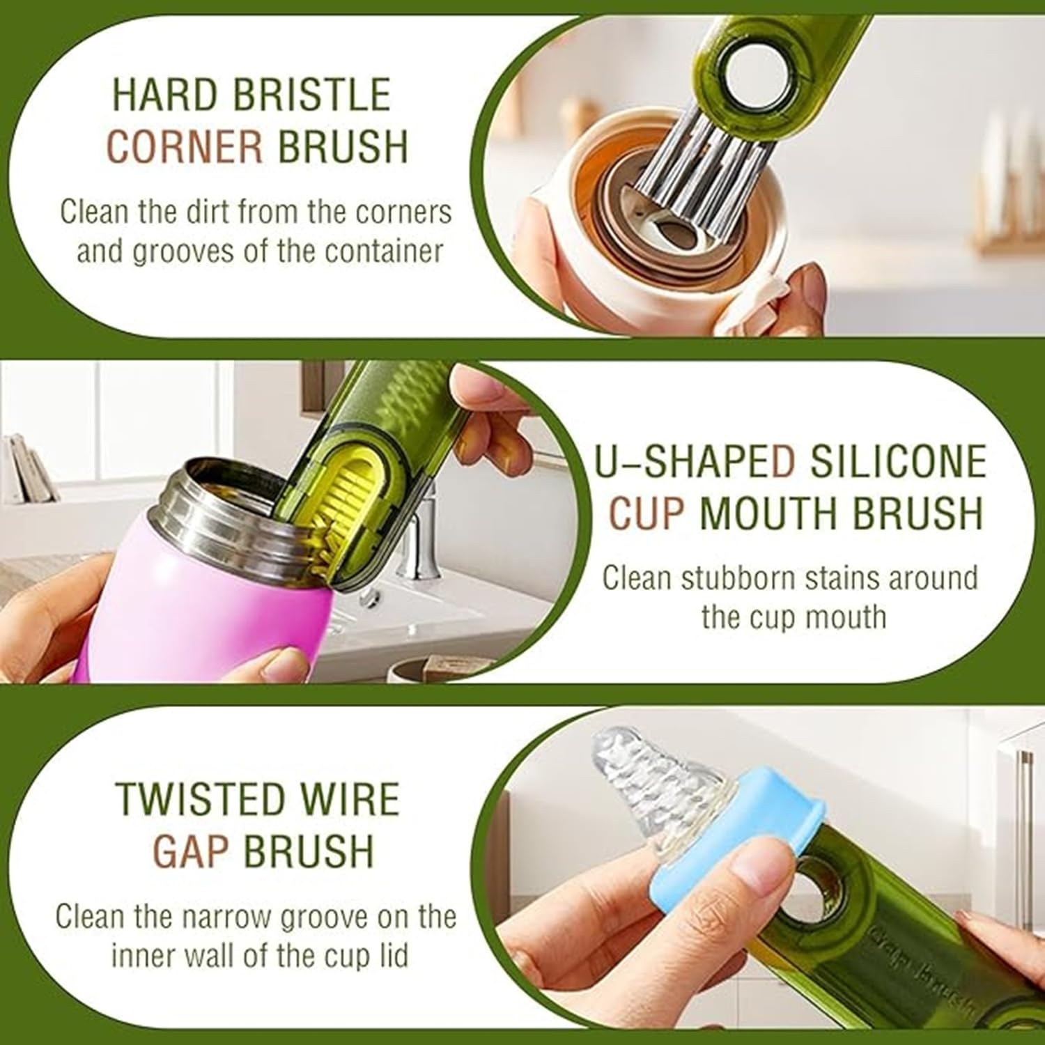 3 in 1 Multifunctional Mini Brush