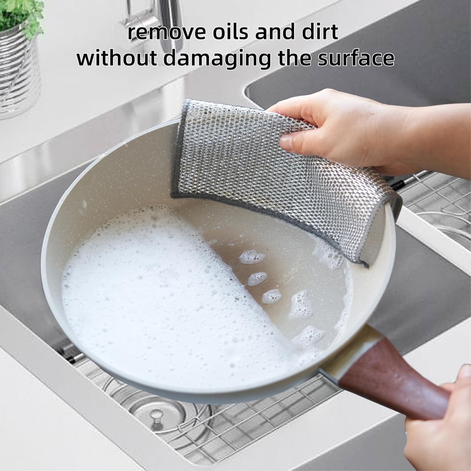 3 in 1 Dishwashing Dispenser & Sponge Holder