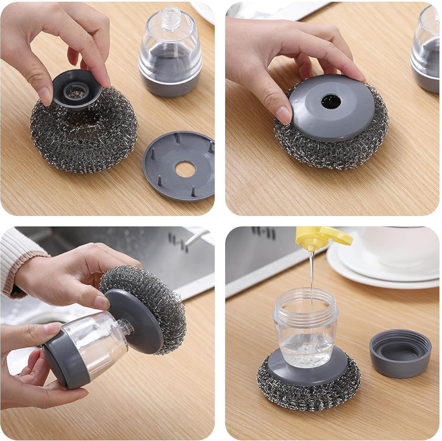 Soap Dispensing Scrub and Sponge